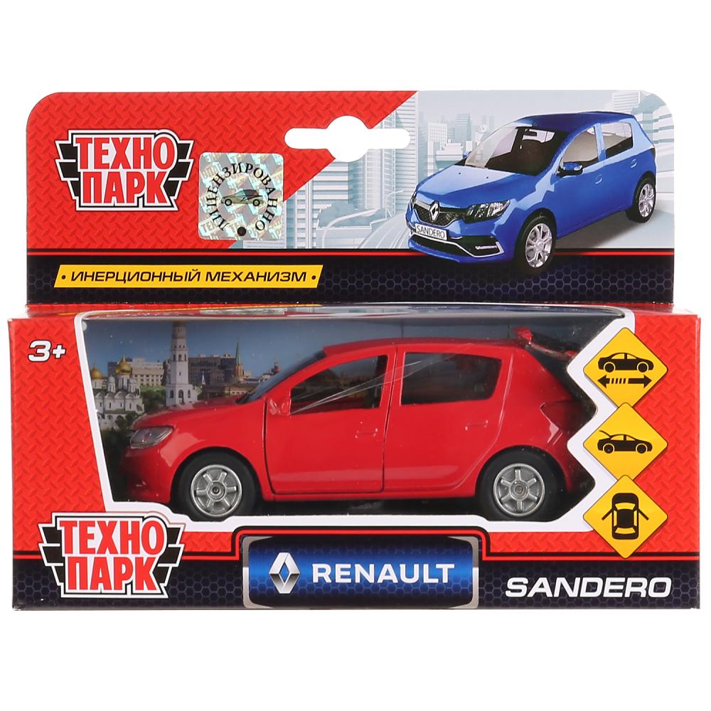 Технопарк Машина Renault Sandero 12 см, двери, багажник, металл SB-17-61-RS-N(RE)-WB  с 3 лет по цене 748 руб. Купите в интернет-магазине недорого.