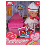 Карапуз Кукла Машенька 12 см, в наборе кухонная плита, костюм МАRY019Х-RU с 3 лет