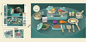 Next Набор Кухня 29 предметов, свет и звук 328-4 с 3 лет