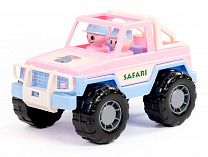 Полесье Автомобиль-джип Сафари розовый (в сеточке) 90218 с 1 года