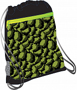 Belmil Мешок-рюкзак для обуви с карманом 35х43 см Green Cubic 336-91/688