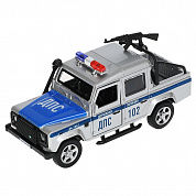Технопарк Машина Land Rover Defender Pickup Полиция 12 см металл DEFPICKUP-12POL-ARMSR с 3 лет