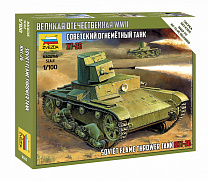 Звезда Советский огнеметный танк ХТ-26 Сборная модель 1:100 арт.6165 с 10 лет