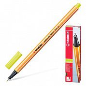 Stabilo Ручка капиллярная Point, толщ. письма 0,4мм, набор 10шт, 88/024, неоновый желтый
