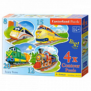 Castorland ����� 4 � 1 �������� ���������� 8-12-15-20 ��������� 3033/D3-043033 � 3 ���