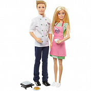 Mattel Barbie Набор Кукла Барби и Кен шеф-повар арт.FHP64 с 3 лет