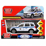 Технопарк Машина LADA Granta Cross 2019 Полиция 12 см металл GRАNТАСRS-12РОL-WН с 3 лет