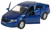 Технопарк Машина Skoda Rapid синяя 12 см, металл 273015 SB-18-22-SR-N(BU)-WB с 3 лет