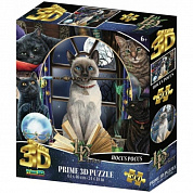 Prime 3D Пазл Коллаж Магия кошек 500 элементов PR32564 с 6 лет