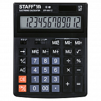 Staff Калькулятор настольный STF-444-12 12 разрядов 250303