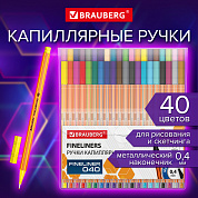 Brauberg ����� ����������� (������) 40 ������, FINE 040, ������������, ����� 0,4 ��, 144146