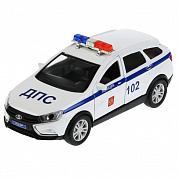 Технопарк Машина LADA Vesta SW Cross Полиция 12 см металл VESTACROSS-12POL-WH с 3 лет