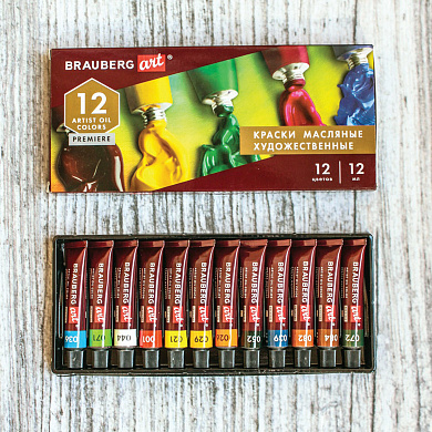 Brauberg ������ �������� �������������� Art Premiere 12 ������ �� 12 ��, � �����, 191455