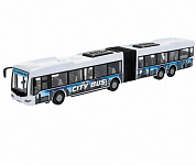 Dickie Дикки Городской автобус фрикционный, 1:43, 46 см, белый 3748001029 с 3 лет