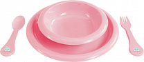 Bebe Jou Комплект посуды для кормления Нежный румянец розовый 109