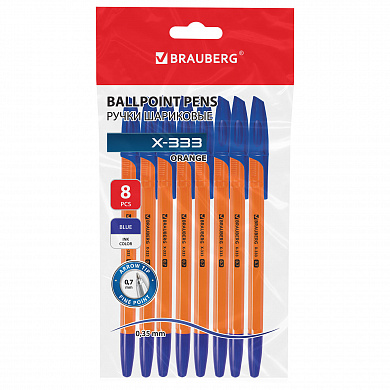 Brauberg ����� ��������� X-333 Orange 8 �� ����� ���� 0,7 �� ����� 0,35 �� 144528