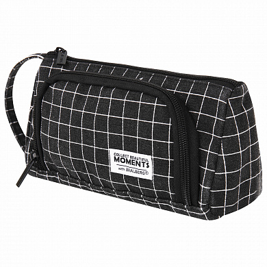 Brauberg �����-���������� � ������ 1 �������� ������ 22x10�8 �� Checkered black 271559