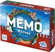 Мемо Настольная игра Москва арт.7205 с 3 лет