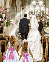 Картина по номерам Свадьба Роспись по холсту 40х50 см MS7235 с 8 лет