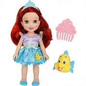 Disney Princess Дисней Принцессы Кукла Малышка с питомцем 15 см, Ариэль с 3 лет