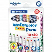 Brauberg ���������� ������������ ���������� Premium Bi-color 10 �� 20 ������ ����������� 151945