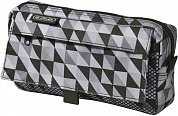 Herlitz Пенал-косметичка 2 боковых кармана Geometric Black 50022045