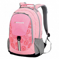 Wenger Рюкзак для старшеклассников/студентов розовый, серые вставки, 32х14х45 см, 20 л, 31268415