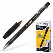 Brauberg Ручка гелевая Income, игольч. пишущий узел 0,5мм, набор 12шт,  141517,черная