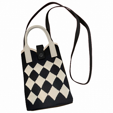 Heikki �������-���������� ������������ Knit ����� ���� ������� 17�12�5 �� Black and white 273793