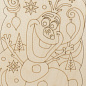 LORI Роспись по дереву Новогодний сувенир Олаф Disney Фнд-036 с 5 лет
