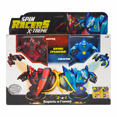 Spin Racers ����� �������-������������� 2 � 1 �������� �02SRD�4 � 3 ���