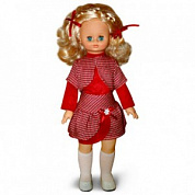 Весна Кукла Эльвира в красном костюме озвучена 55 см арт.В569 с 3 лет