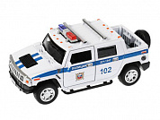Технопарк Машина Hummer H2 Pickup Полиция 12 см металл HUM2PICKUP-12POL-WH с 3 лет