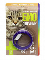 Био ошейник антипаразитный FAVORITE для кошек и собак, от блох и клещей, фиолетовый 35 см