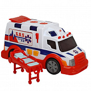 Dickie Дикки Ambulance Машина скорой помощи с аксессуарами со светом и звуком 33 см с 3 лет