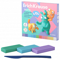Erich Krause ��������� ������������ Jolly Friends Pastel 12 ������ 216 �, ���� 61352