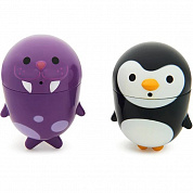 Munchkin Игрушка для ванной брызгалки Пингвин и морж, раскручиваются