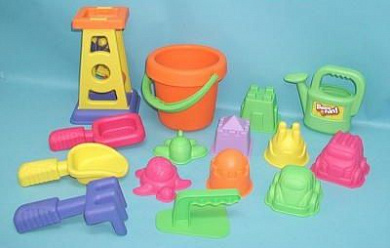 Keenway Кинвей Набор игрушек для песочницы 15 игрушек с 1,5 лет