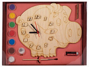 Бэмби Часы с циферблатом под роспись Поросенок арт.8029 с 5 лет