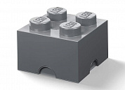 LEGO Лего Система хранения 4 темно-серый 40031754