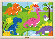 VIGA Пазл Динозавры (16 деталей) 51452 с 3 лет