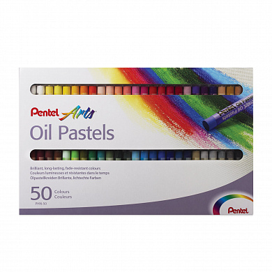 Pentel ������� �������� �������������� Oil Pastels, 50 ������, ������� �������, ��������� ��������, 