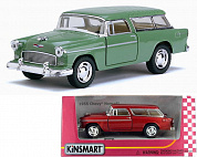 Kinsmart Модель машины Сhavy 1955 инерционная в коробке KT5331FW с 3 лет