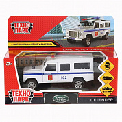 Технопарк Машина Land Rover Defender Полиция 12 см металл DЕFЕNDЕR-12РОL-WН с 3 лет