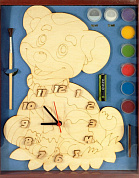 Бэмби Часы с циферблатом под роспись Собачка арт.7906 с 5 лет
