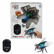 1Toy RoboLife Игрушка интерактивная Робо-муха на ИК управлении T14326 с 3 лет