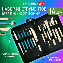 Brauberg Набор инструментов для лепки и моделирования 14 шт Art Classic 271156