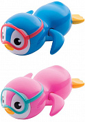 Munchkin Игрушка для ванны пингвин пловец розовый/голубой с 9 месяцев