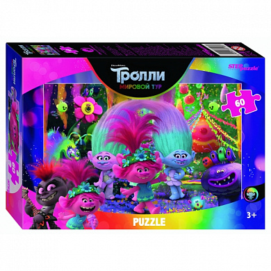 Step Puzzle ���� Trolls-2 60 ��������� (DreamWorks) 81193 � 3 ���