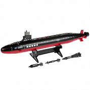 Технопарк Подводная лодка 42 см, ракеты, свет, звук, пластик 286530 с 3 лет